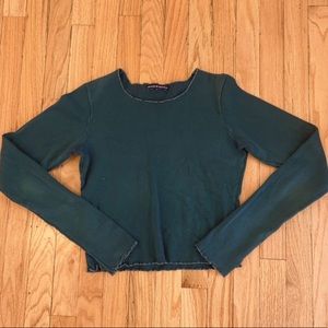 Brandy Melville emerald long sleeve
